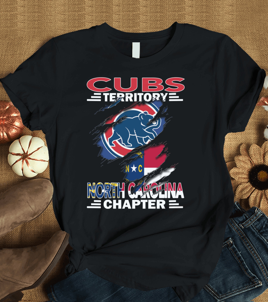 Cubs Territory North Carolina Chapter Flag and Bear T-Shirt