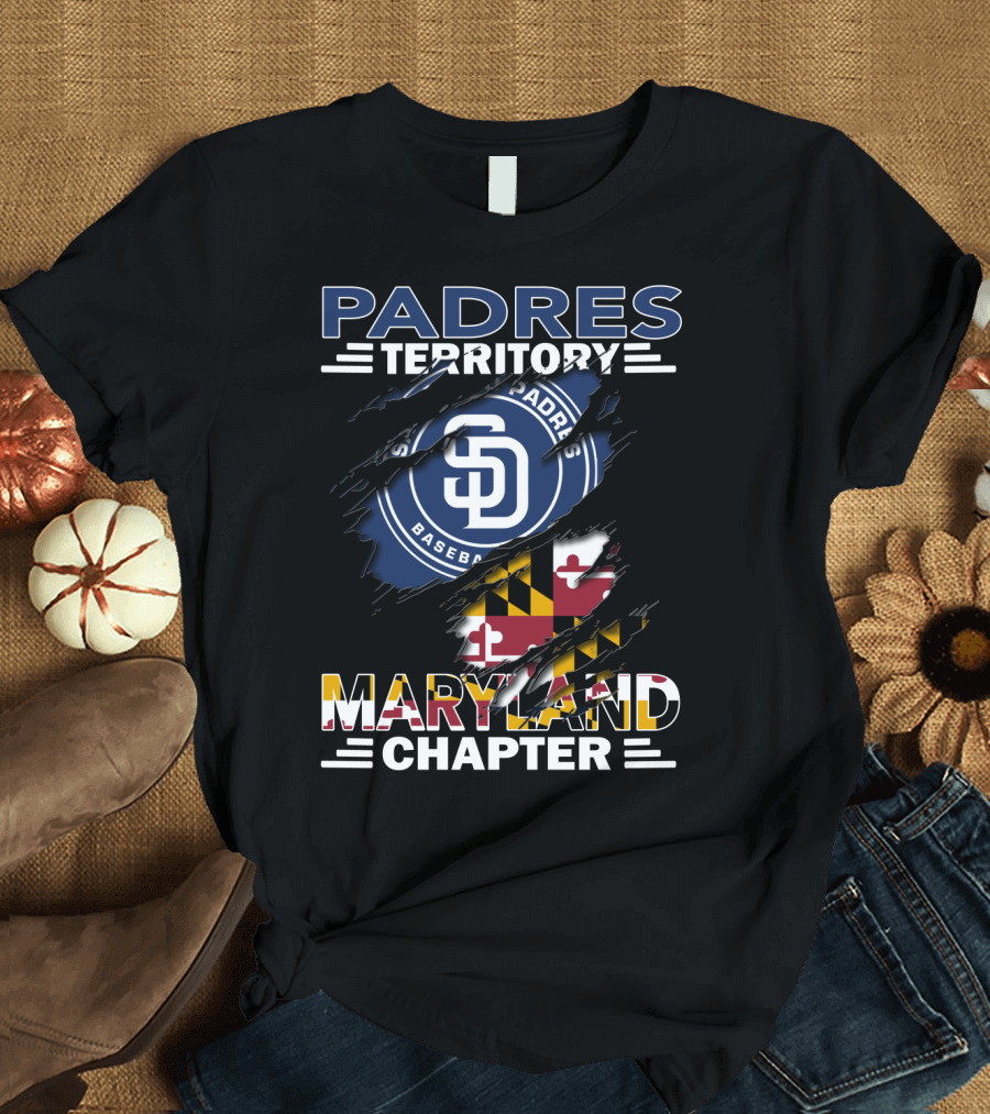 Padres Territory Maryland Chapter San Diego Baseball Fans 텐 T-Shirt