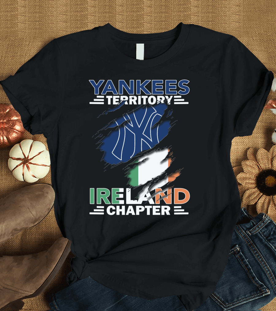 YANKEES TERRITORY IRELAND CHAPTER WITH FLAG AND ICONIC T-Shirt