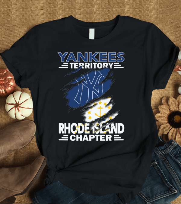 T-Shirt: Yankees Territory New York Yankees Logo Rhode Island Chapter T-Shirt Yankees Territory New York Yankees Logo Rhode Island Chapter T-Shirt