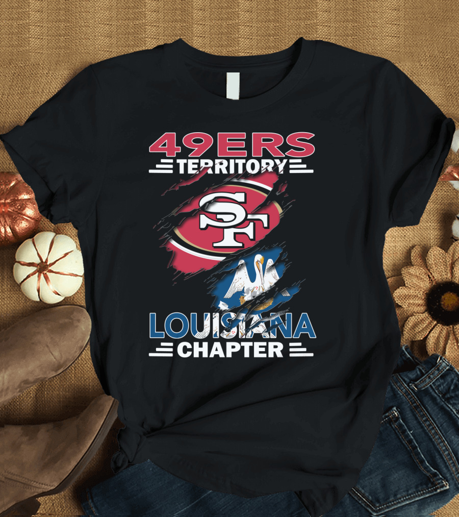 49ers Territory SF Logo Louisiana Chapter T-Shirt