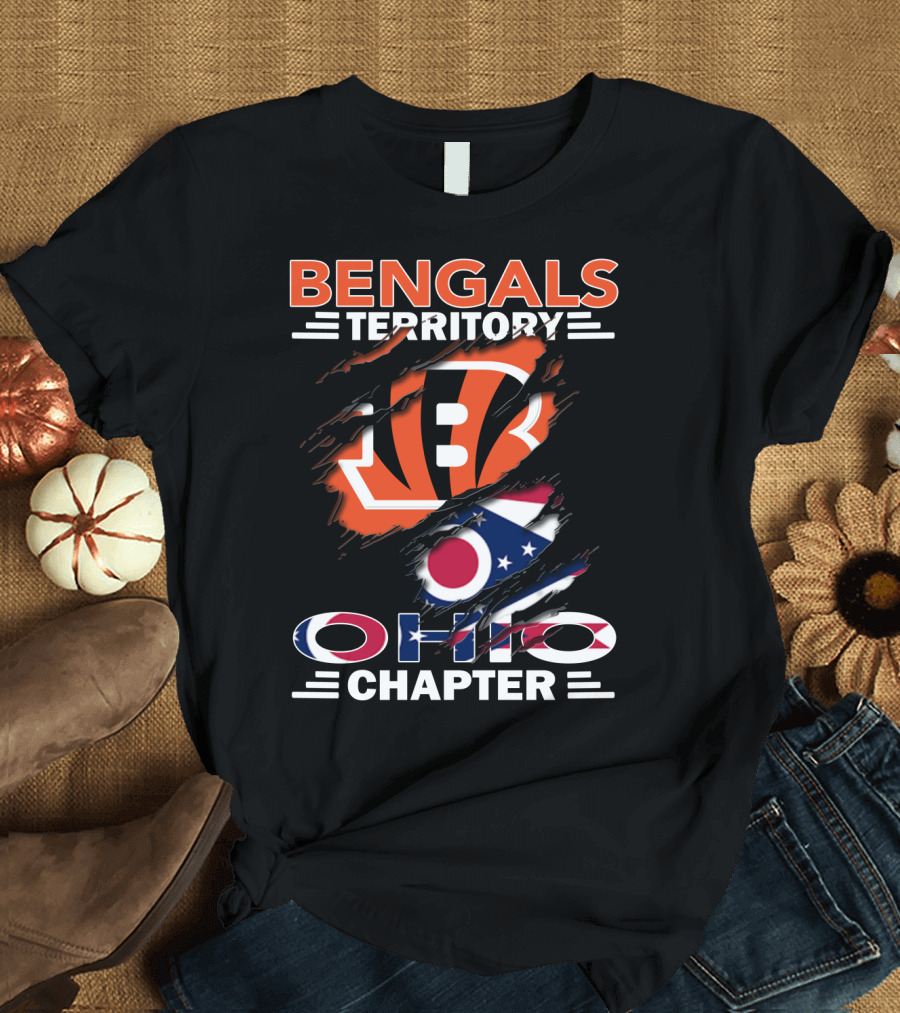 Bengals Territory Ohio Chapter Cincinnati Bengals Ohio State Pride T-Shirt