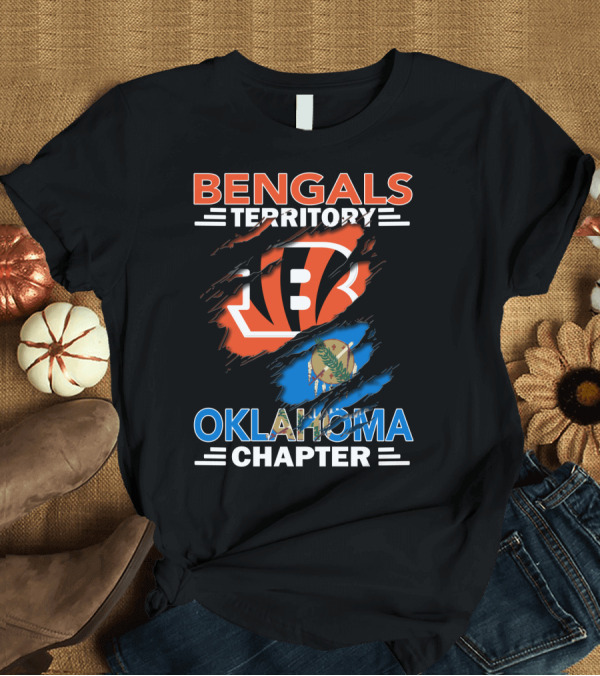 T-Shirt: Bengals Territory Oklahoma Chapter Oklahoma Flag Bengals T-Shirt Bengals Territory Oklahoma Chapter Oklahoma Flag Bengals T-Shirt
