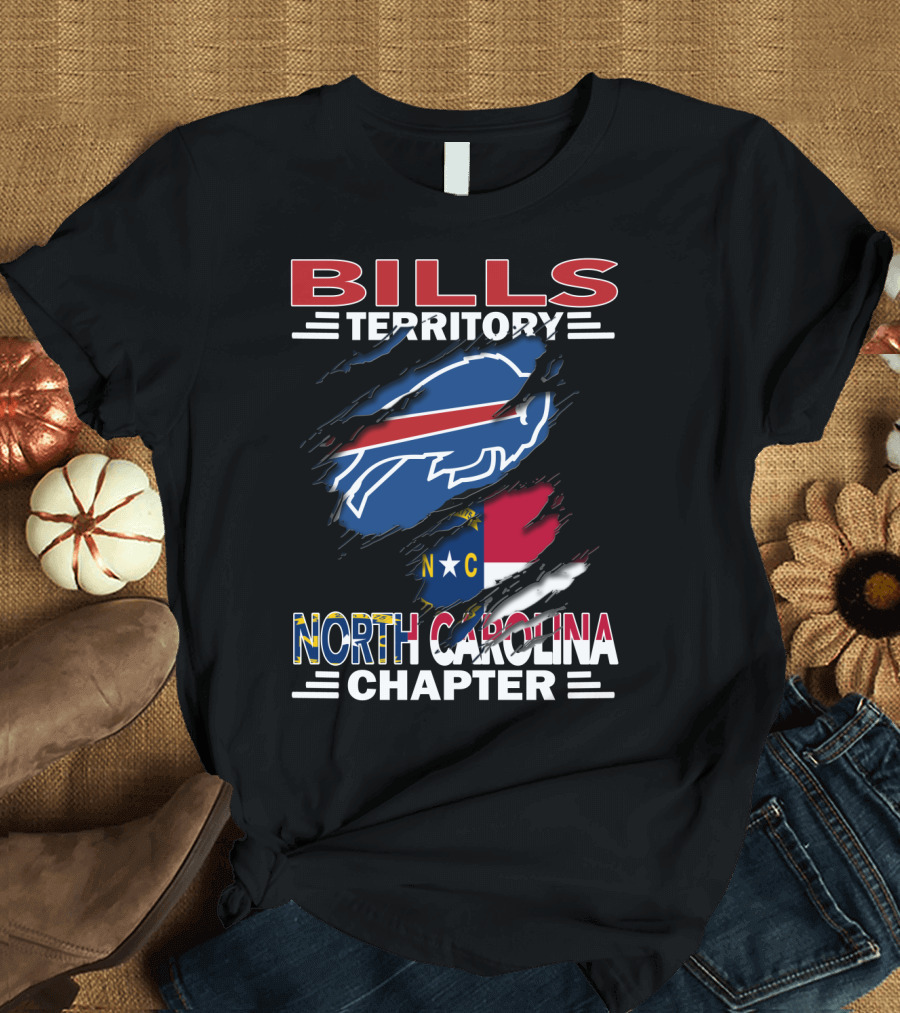 Bills Territory North Carolina Chapter NC Buffalo Football Fan Club T-Shirt