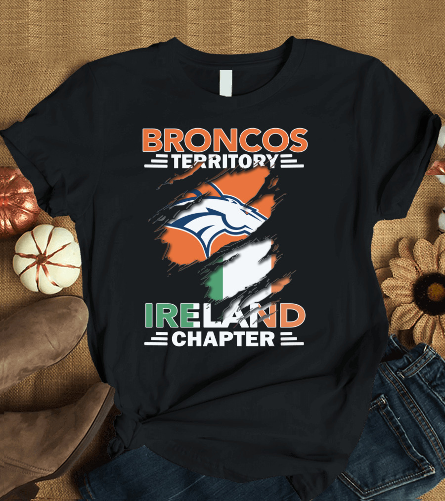 Broncos Territory Ireland Chapter Flag T-Shirt