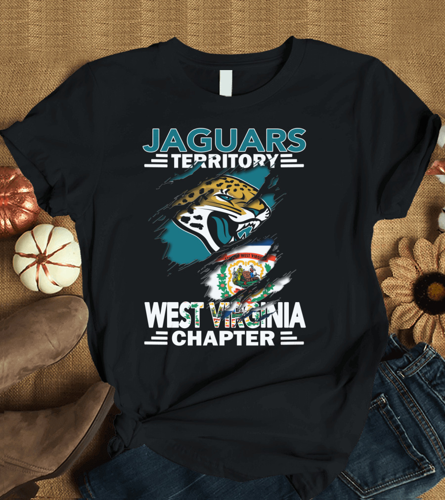 Jaguars Territory West Virginia Chapter Flag Edition T-Shirt