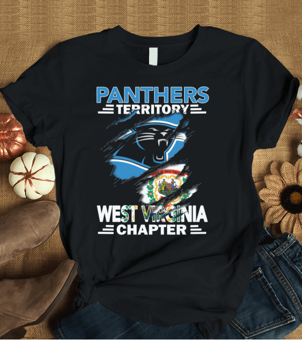 T-Shirt: Panthers Territory West Virginia Chapter Football Fan Club State Pride T-Shirt Panthers Territory West Virginia Chapter Football Fan Club State Pride T-Shirt