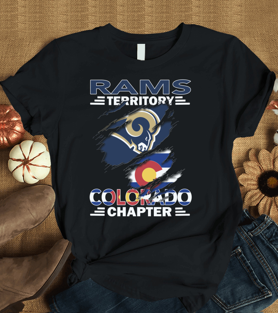 Rams Territory Colorado Chapter Flag Integration T-Shirt