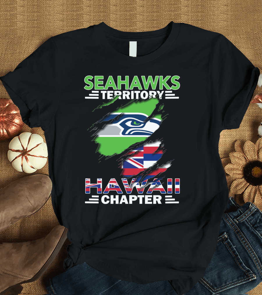 Seahawks Territory Hawaii Chapter Seattle Pride Hawaiian Connection T-Shirt