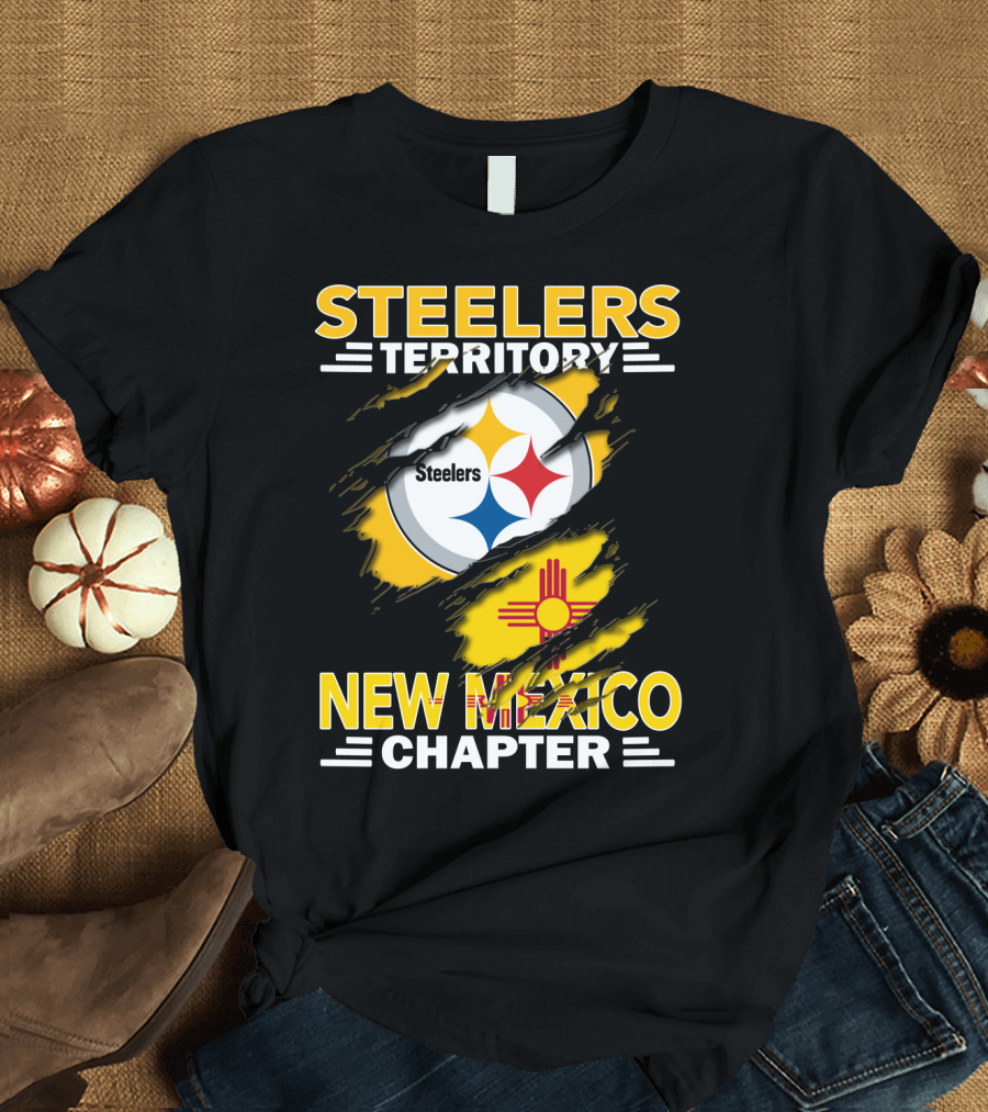 Steelers Territory New Mexico Chapter Steelers Symbol Zia Sun T-Shirt