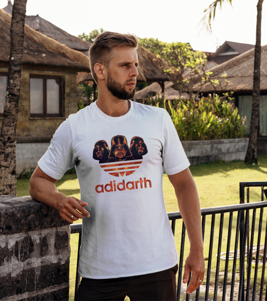 Adidarth Darth Vader Logo Orange Trio T-Shirt