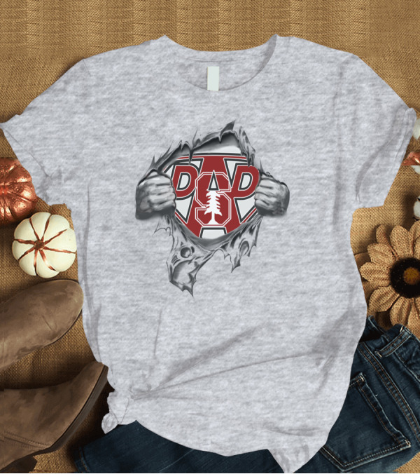 T-Shirt: Stanford Cardinal Super Dad T-Shirt Stanford Cardinal Super Dad T-Shirt