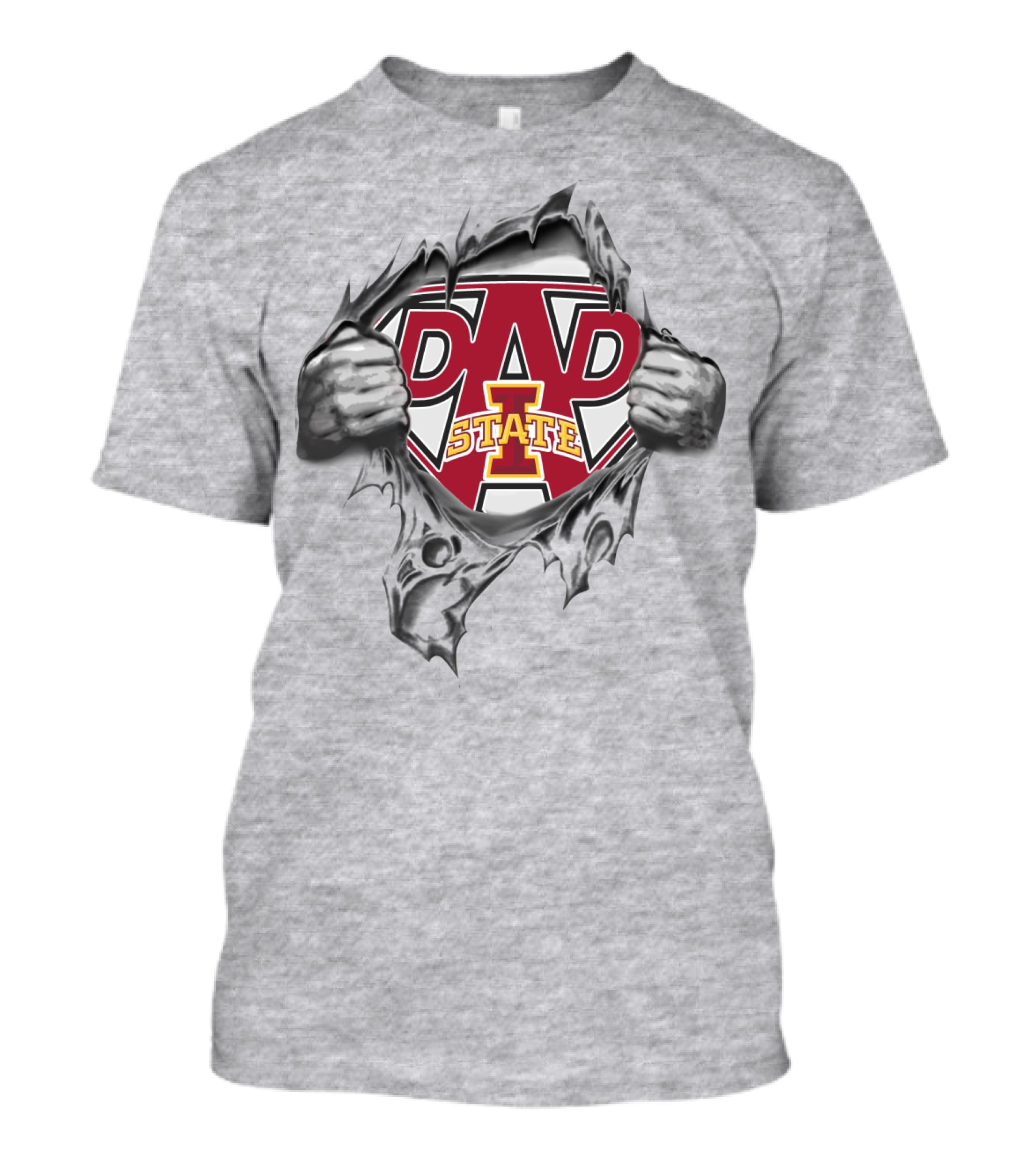 Iowa State Cyclones Super Dad Hero T-Shirt