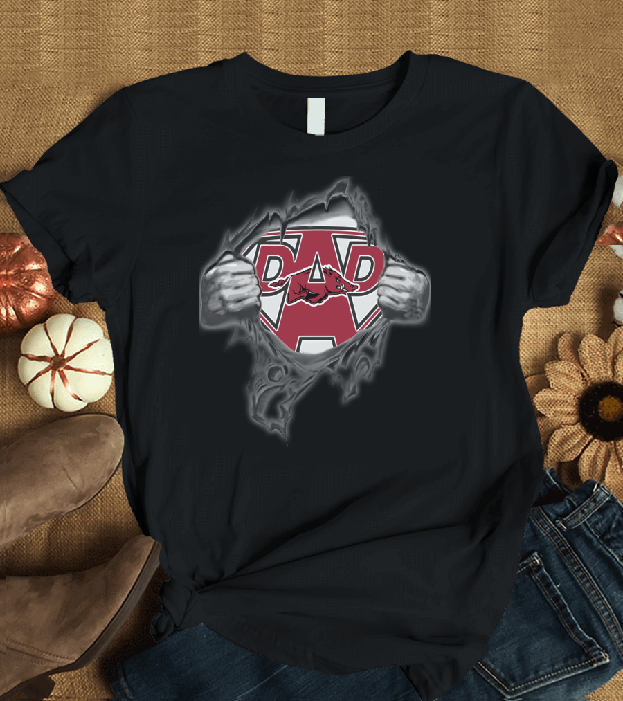 Super Dad Arkansas Razorbacks T-Shirt