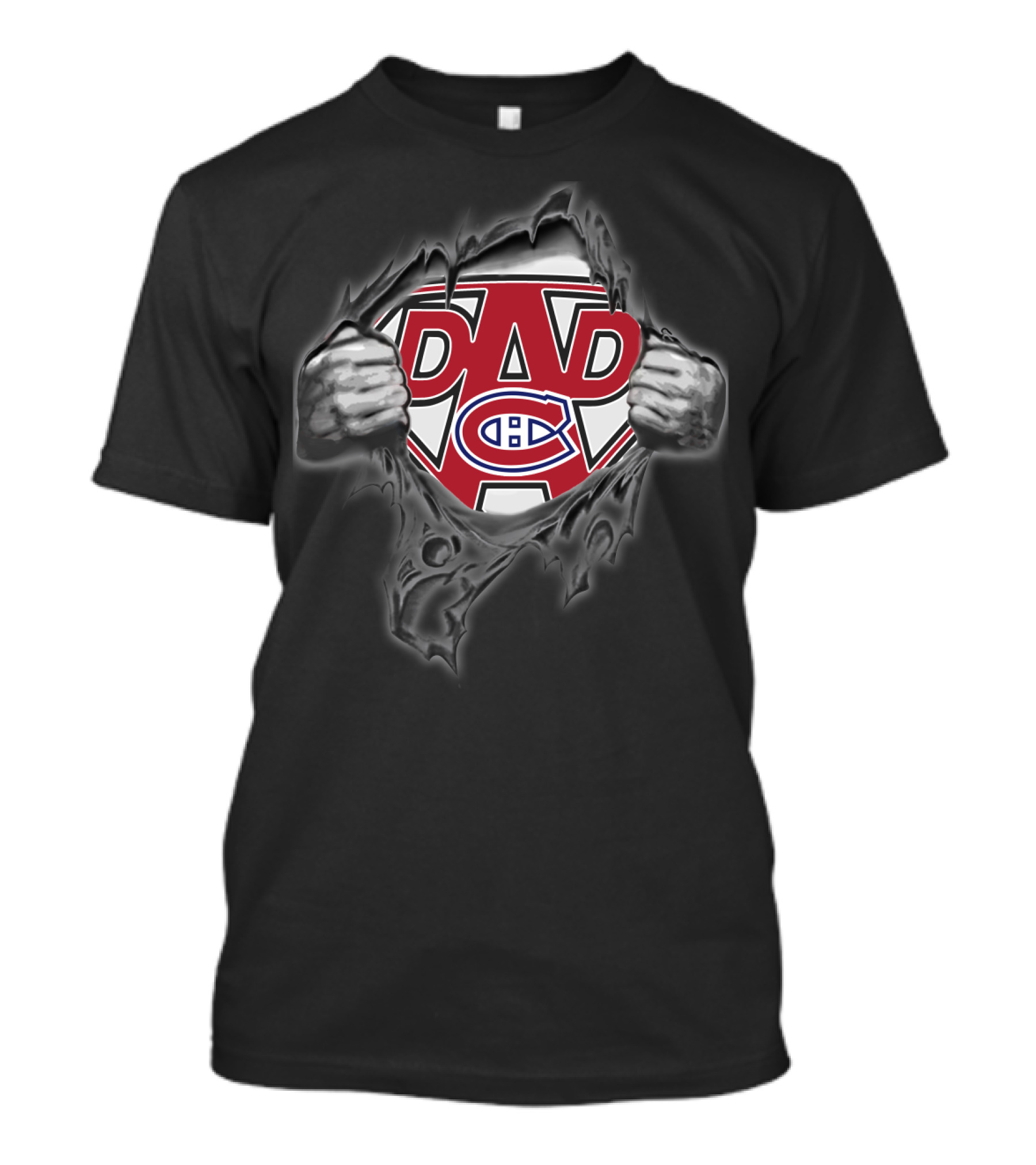 Montreal Canadiens Super Dad Symbol With Classic T-Shirt