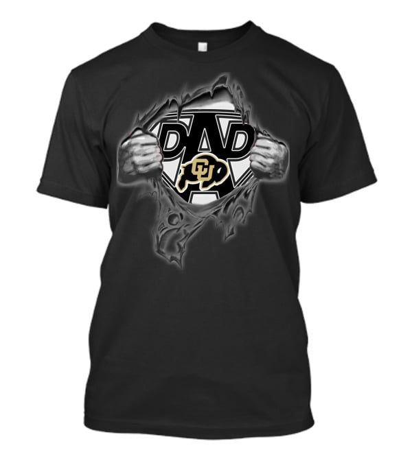 Colorado Buffaloes Super Dad Logo Reveal T-Shirt