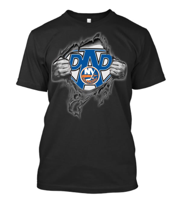Islanders Super Dad NY Logo Emblem T-Shirt