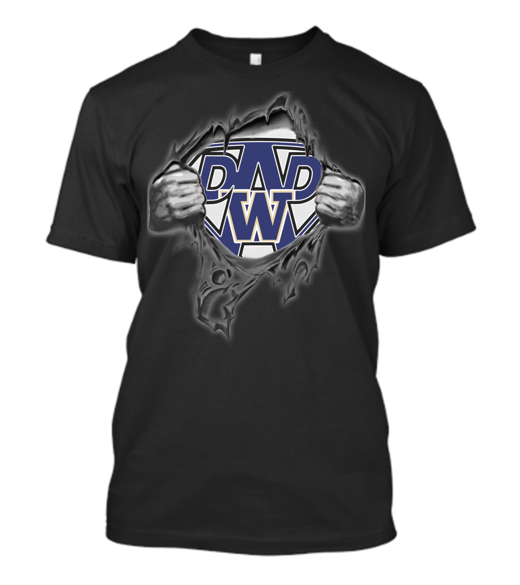 Huskies Super Dad Washington T-Shirt