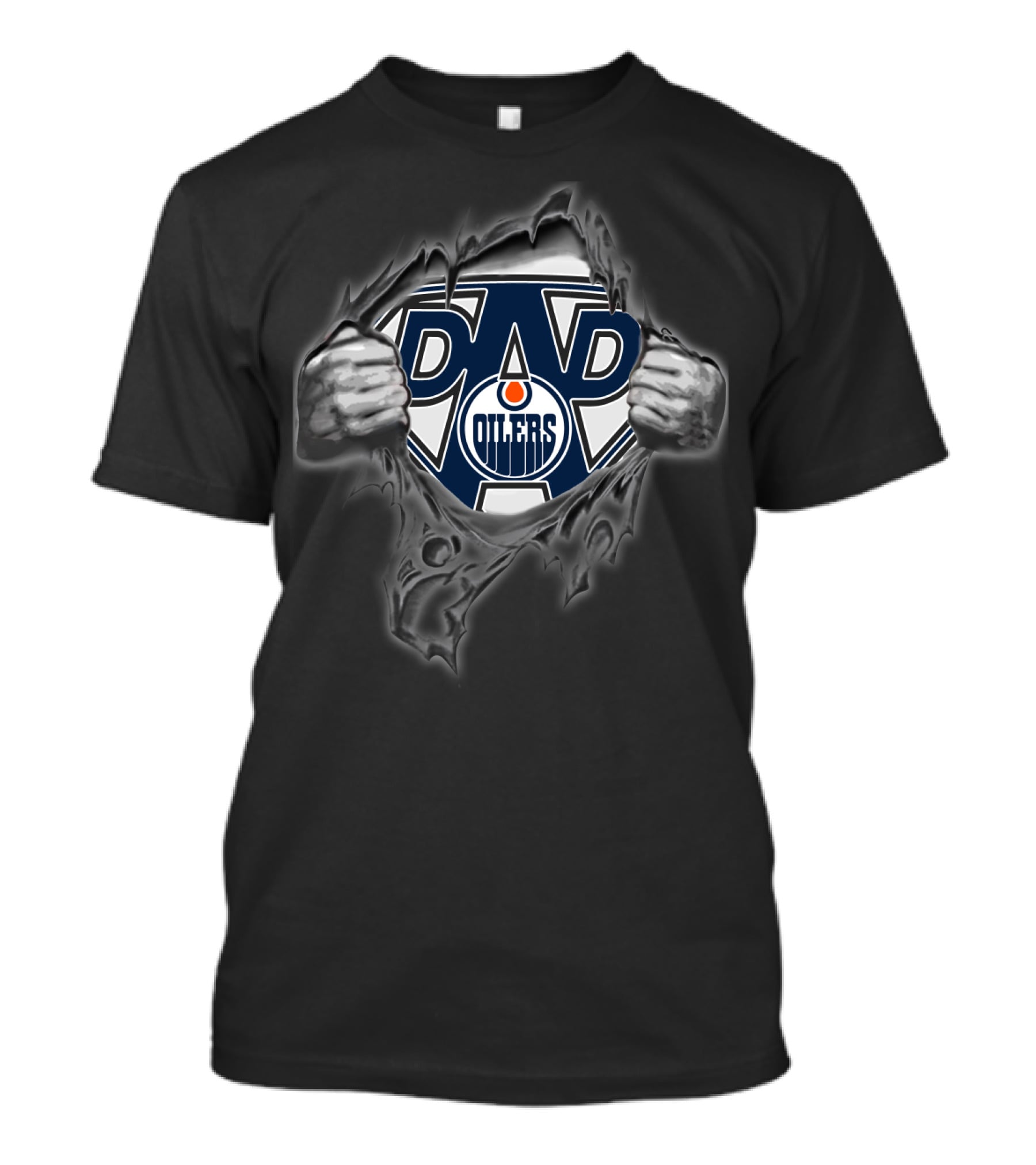 Edmonton Oilers Super Dad Transformational T-Shirt