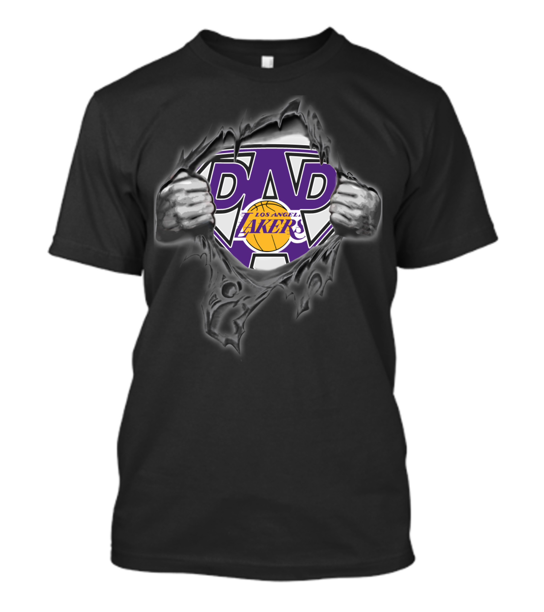 Los Angeles Lakers Super Dad T-Shirt