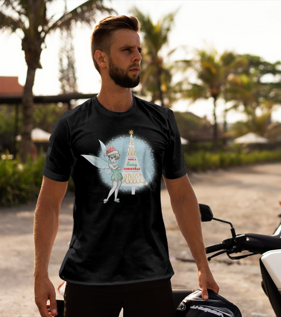 Disney Tinker Bell Have A Sassy Christmas Holiday T-Shirt