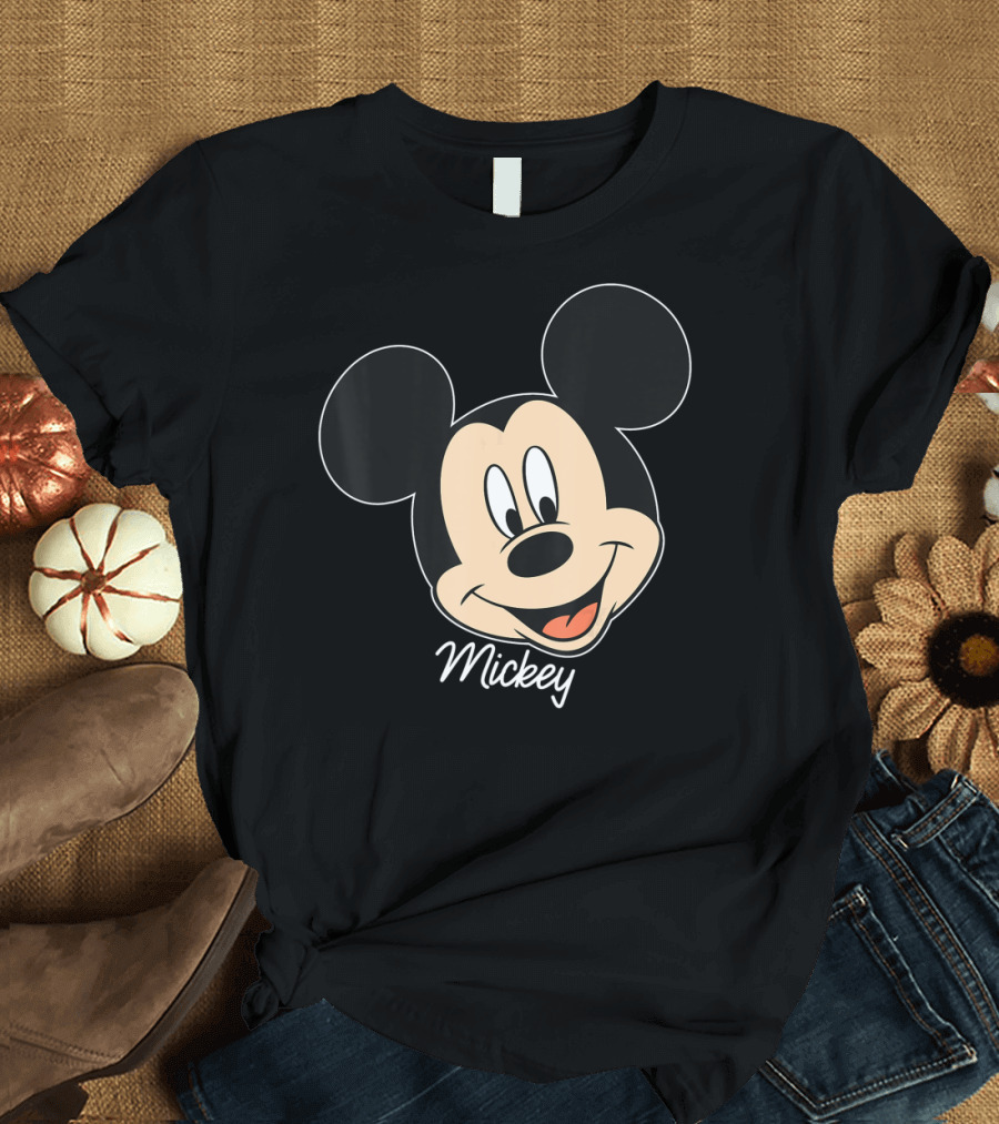 Disney Mickey And Friends Mickey Mouse Big Face Mickey T-Shirt