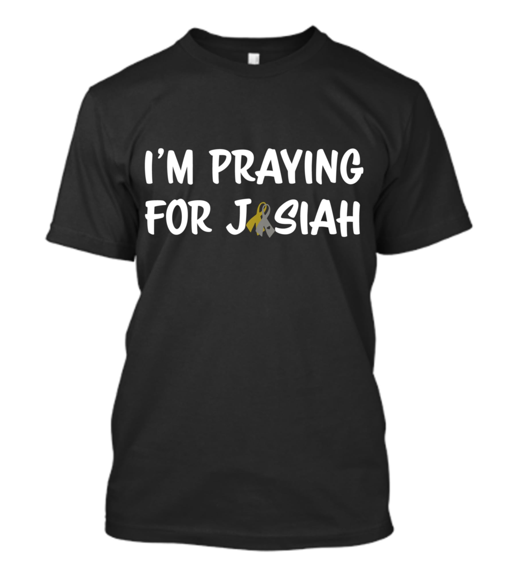 I'm Praying For Josiah Gold And Grey Awareness T-Shirt