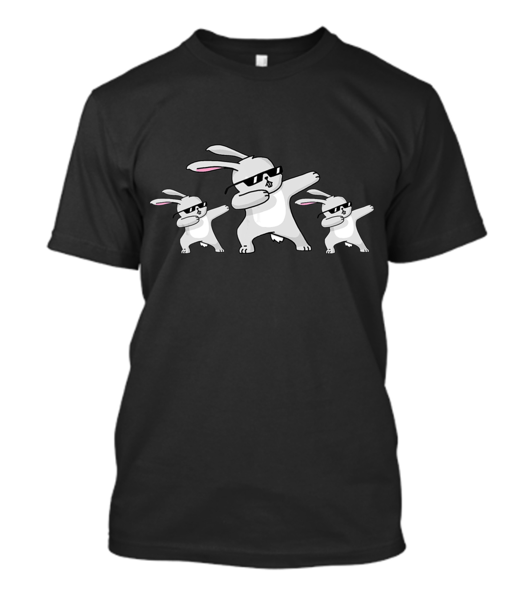 Dabbing Bunnies Easter Wear Sunglasses T-Shirt
