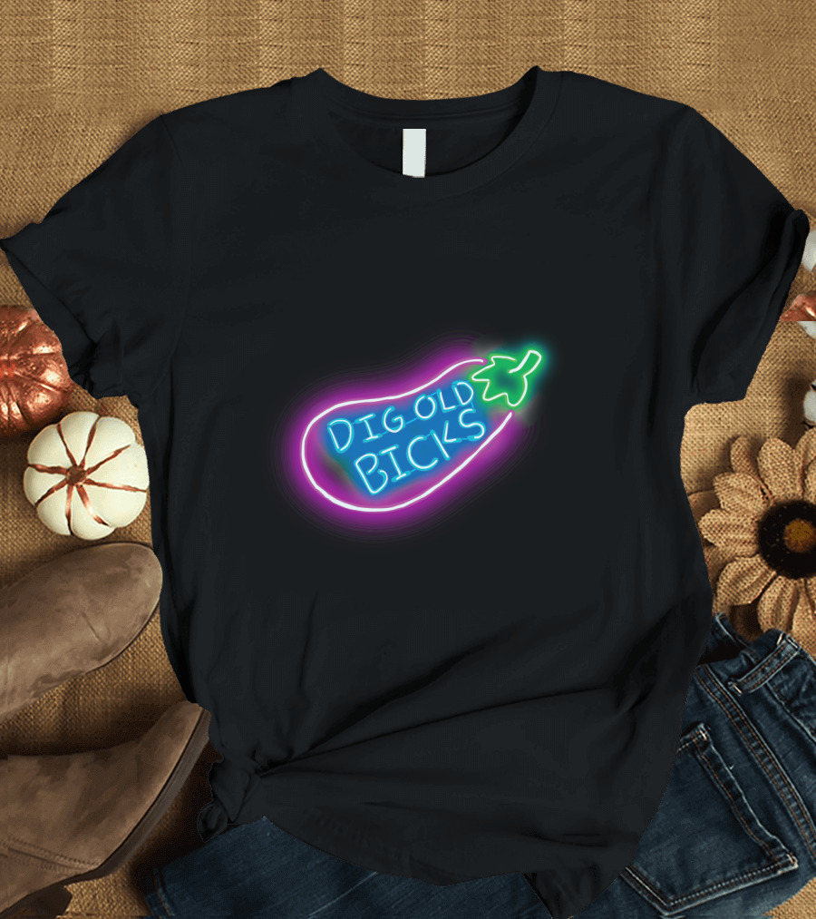 Dig Old Bick Neon Eggplant Terry Korvo Solar Opposites T-Shirt