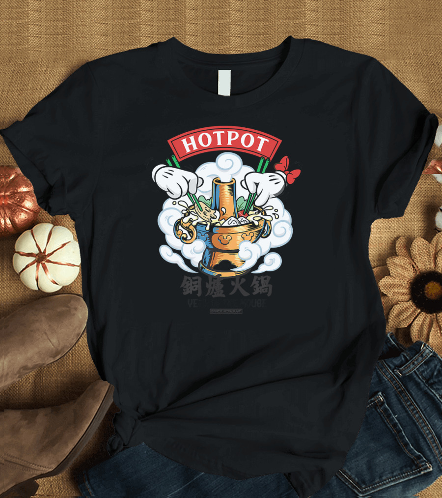 Mickey Year of the Mouse Hotpot Noodles Chinese New Year T-Shirt