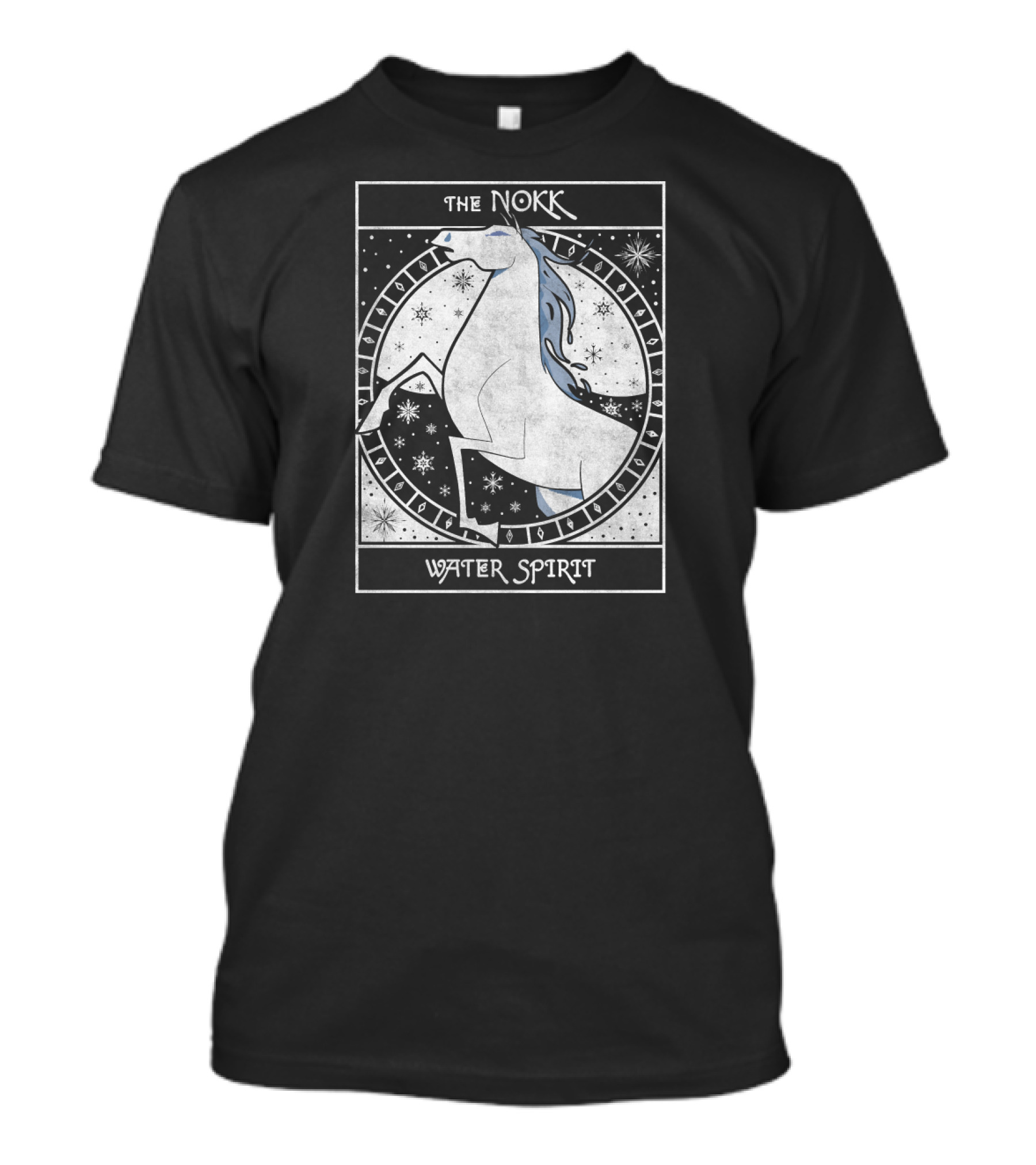The Nokk Water Spirit Frozen 2 Mythical Horse Circle T-Shirt