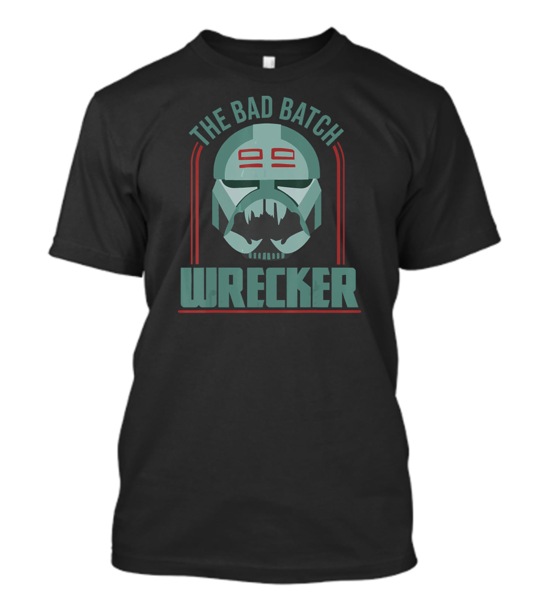 Star Wars The Clone Wars The Bad Batch Wrecker Helmet T-Shirt