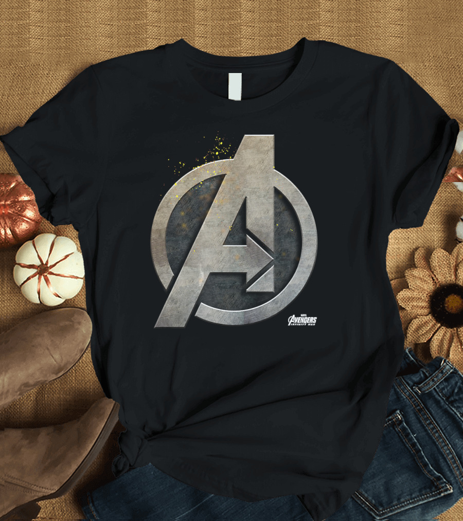 Avengers Infinity War Steel A Symbol Marvel T-Shirt