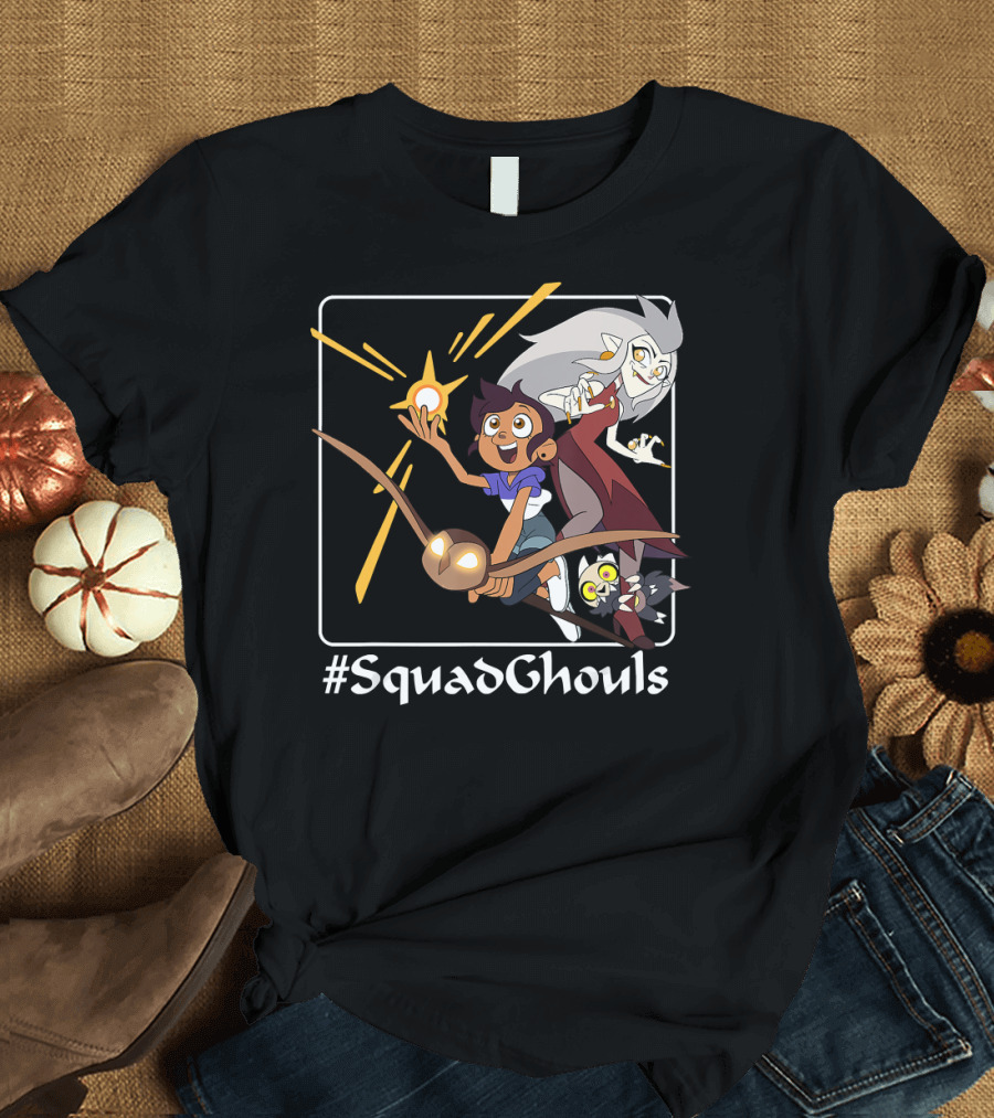 The Owl House SquadGhouls Disney Channel Luz Eda King T-Shirt