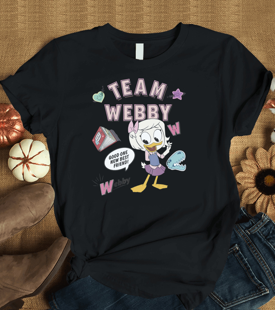 Team Webby Good One New Best Friend DuckTales Collage T-Shirt