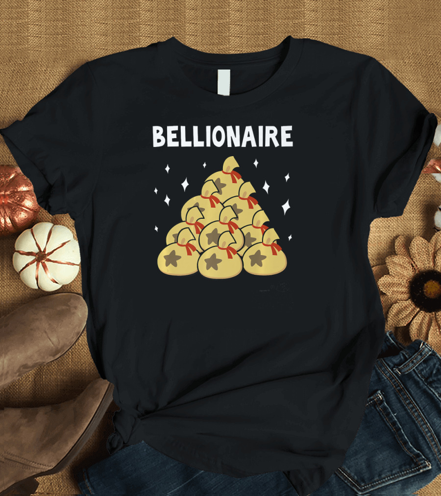 Animal Crossing New Leaf Bellionaire Money Bags T-Shirt
