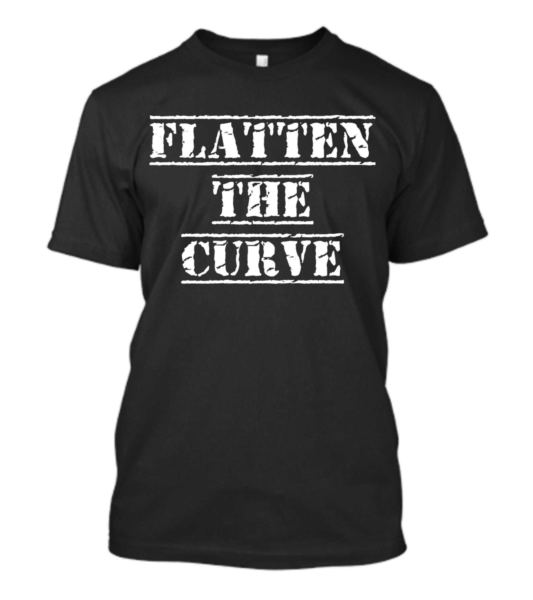 Flatten The Curve Health System Flu Support T-Shirt