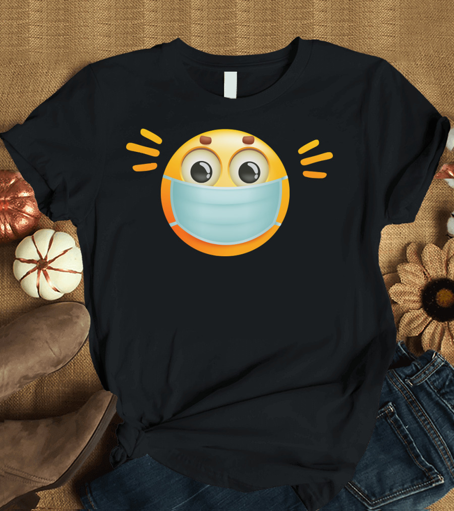 Face Mask Emoji Surgical Health T-Shirt