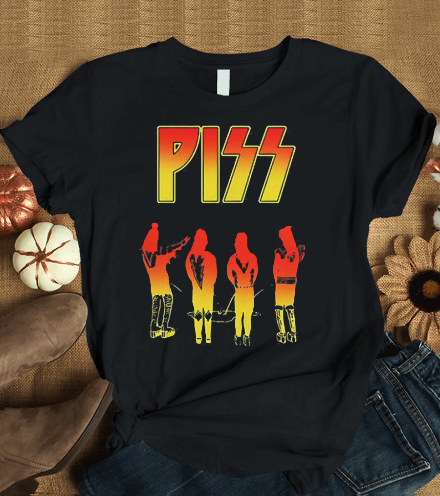 Piss Band Parody Silhouette Boys T-Shirt