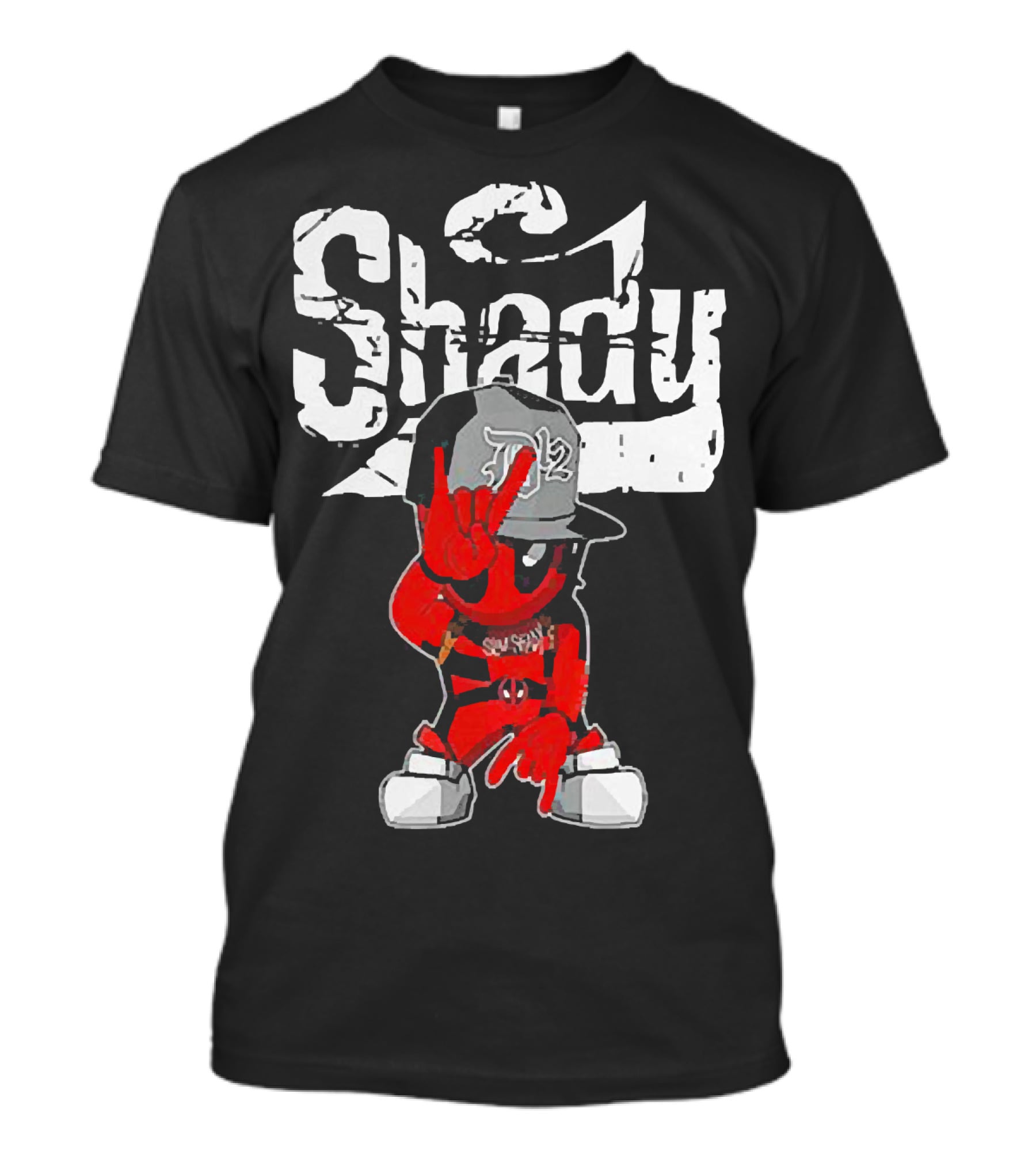 Baby Deadpool Slim Shady Rap Icon Crossover T-Shirt