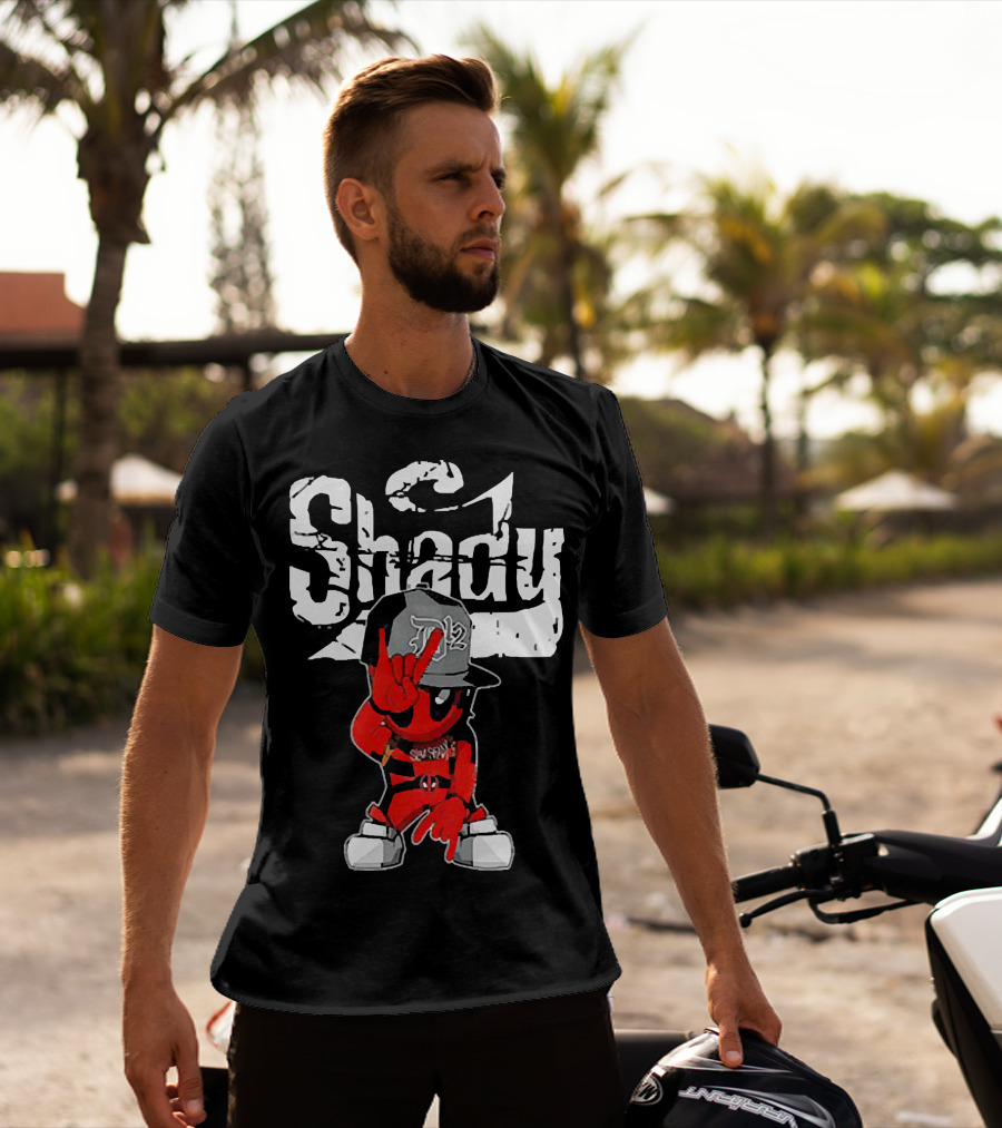 Baby Deadpool Slim Shady Rap Icon Crossover T-Shirt