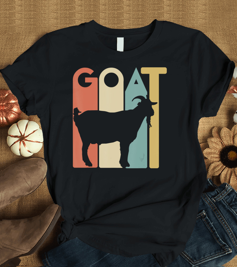 Retro Vintage Goat Animal Goats Lover T-Shirt