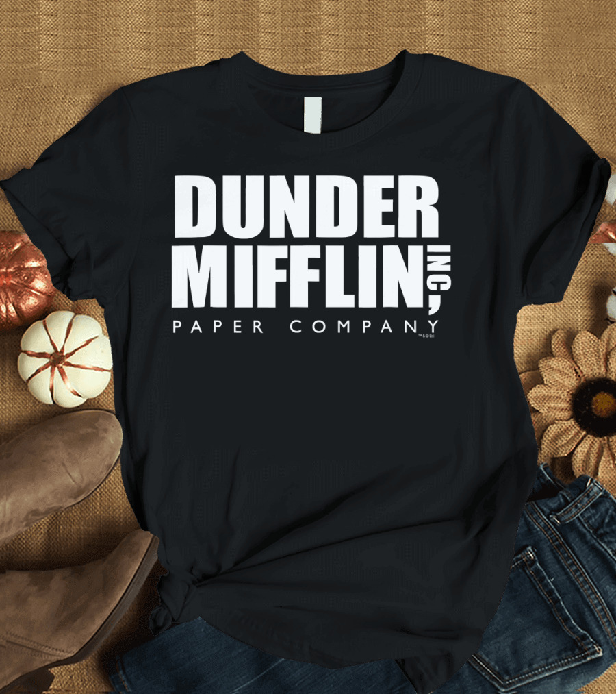 The Office Dunder Mifflin Inc Paper Company Official Comfortable T-Shirt