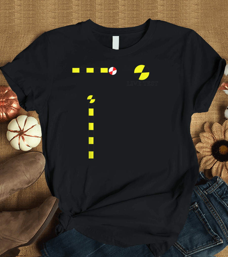 Crash Test Dummy Live Test Cosplay Simple Easy T-Shirt