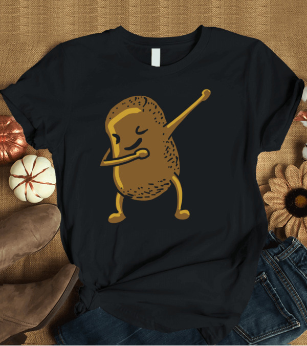 T-Shirt: Dabbing Potato Funny Dab Dance Root Vegetable T-Shirt Dabbing Potato Funny Dab Dance Root Vegetable T-Shirt