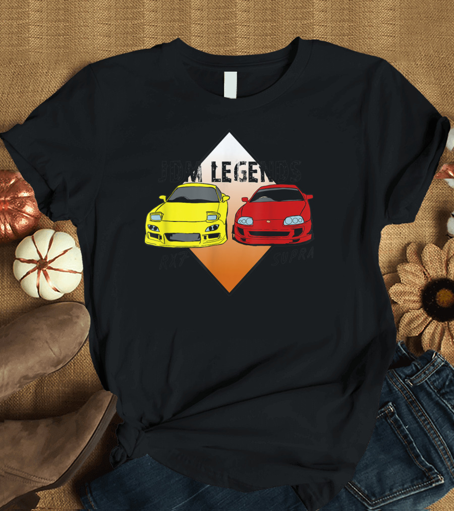 JDM Legends RX7 Supra Turbo Classic Cars T-Shirt
