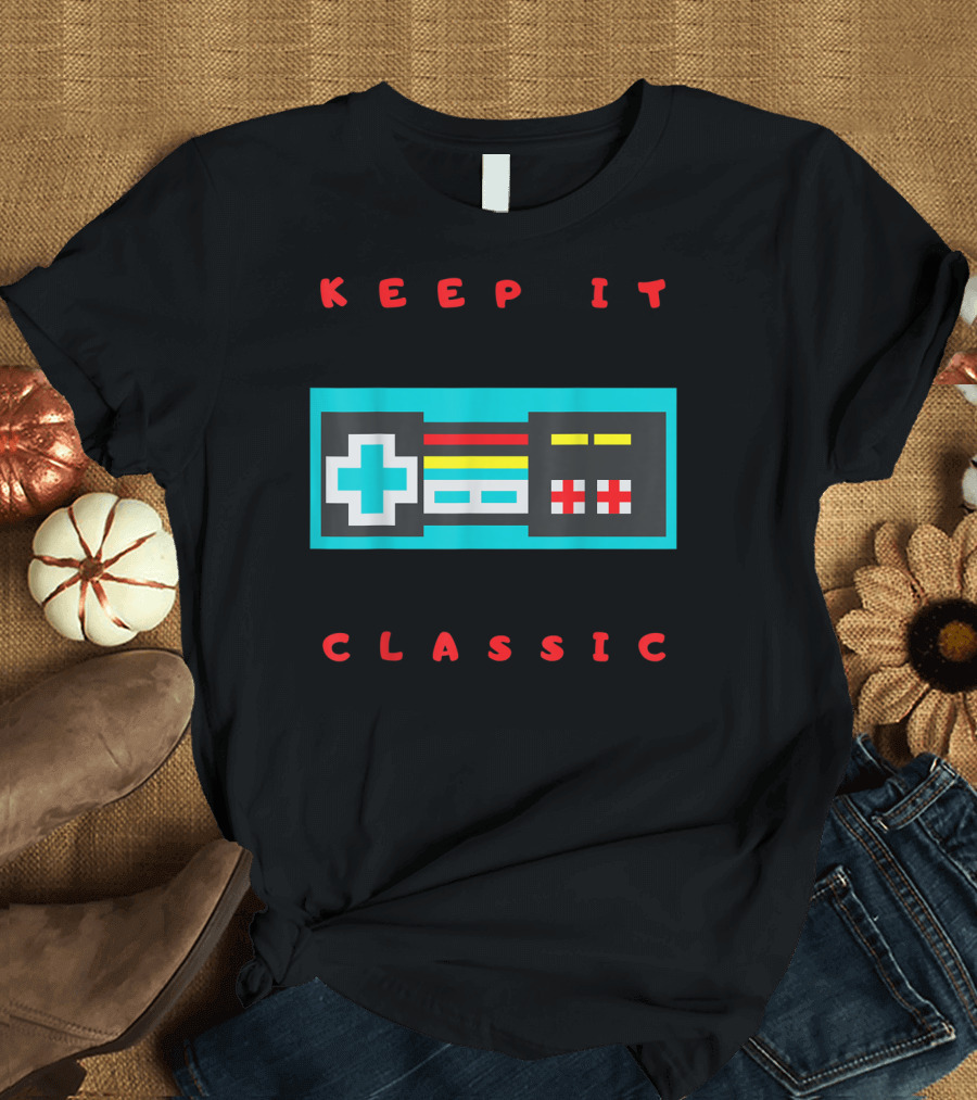 KEEP IT CLASSIC Retro Controller T-Shirt