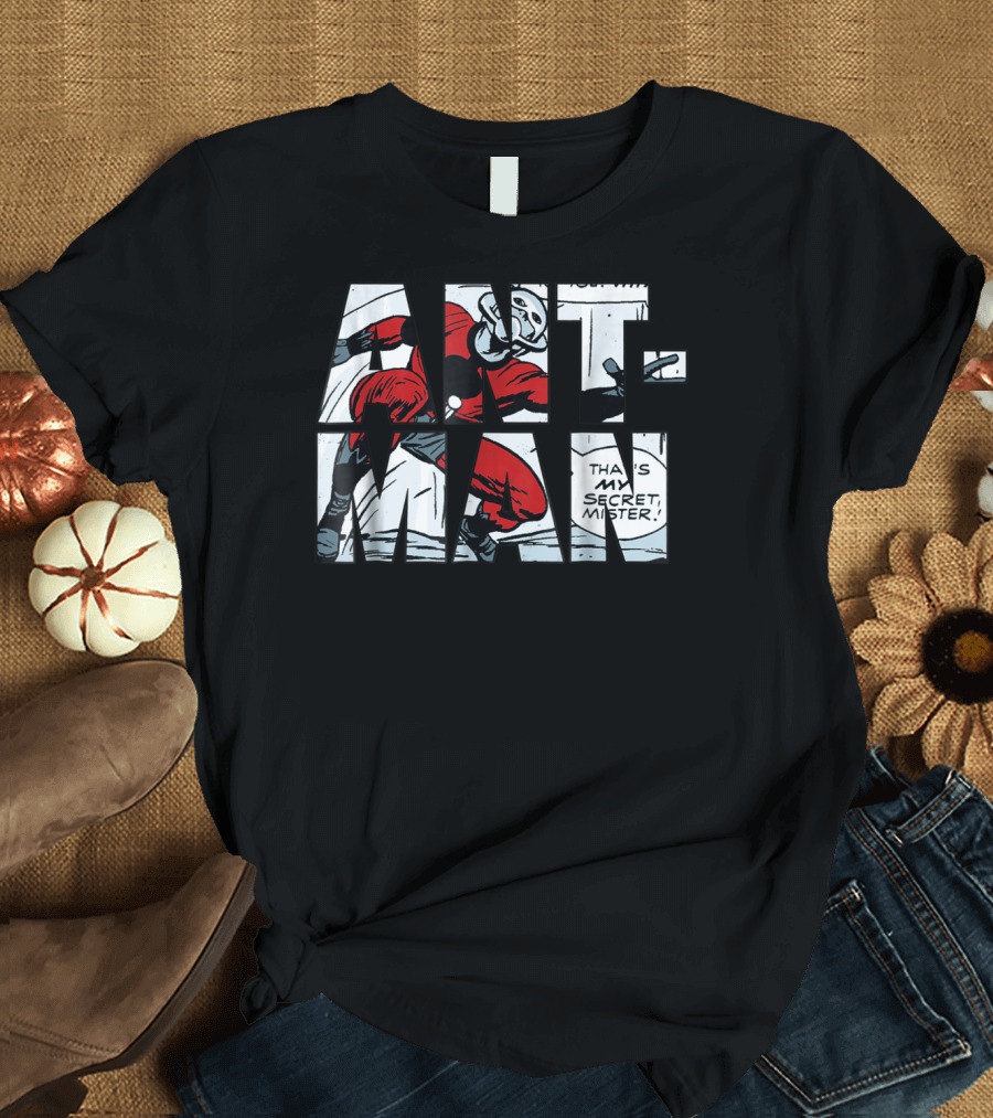 Marvel Antman Classic Comic That's My Secret Mister T-Shirt
