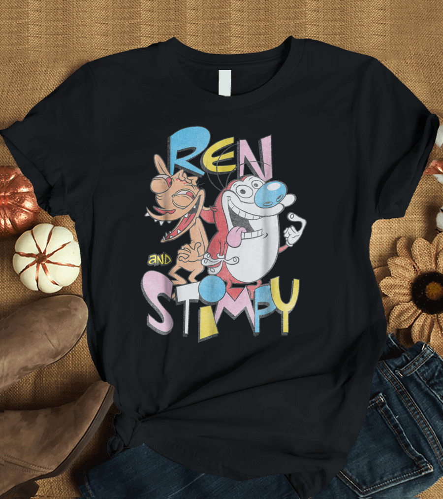 Ren and Stimpy Classic Nickelodeon Goofy Pals T-Shirt