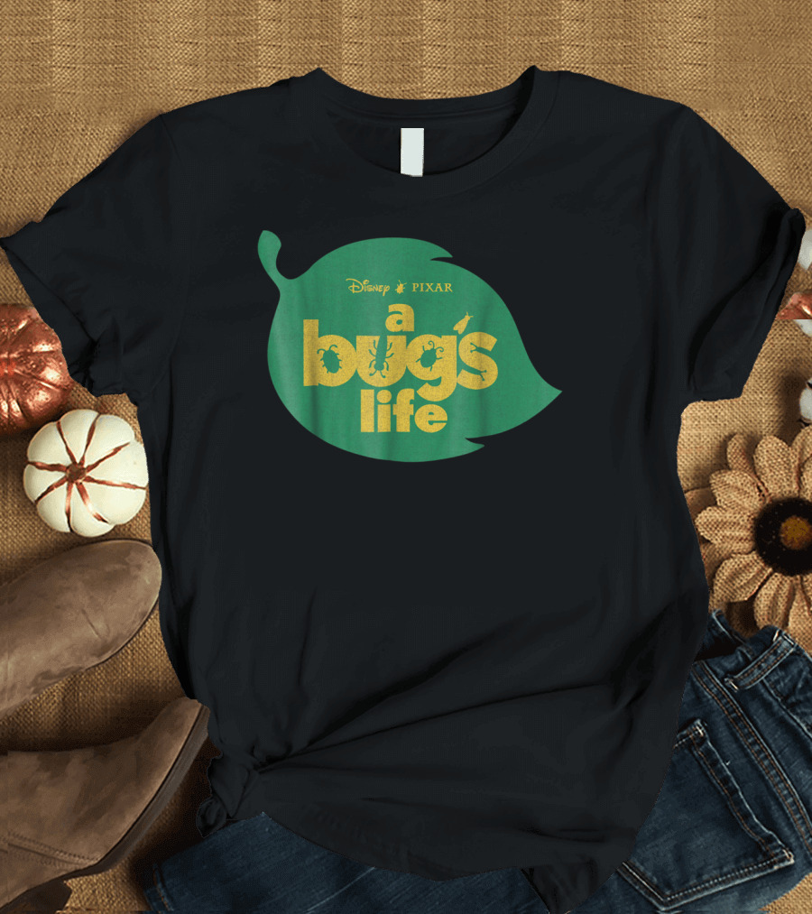 Disney Pixar A Bug's Life Green Leaf T-Shirt